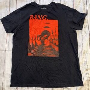 Cowboy Bebop Graphic T-Shirt Men's Short Sleeve 2XL Spike Spiegel Bang Shirt